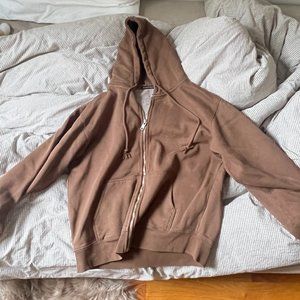 Brandy Melville Brown Christy Hoodie
